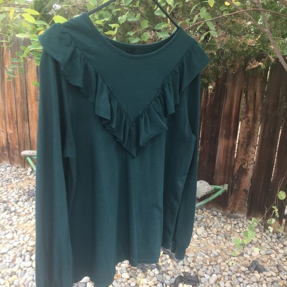 Green long sleeve shirt - Picture 2 of 6
